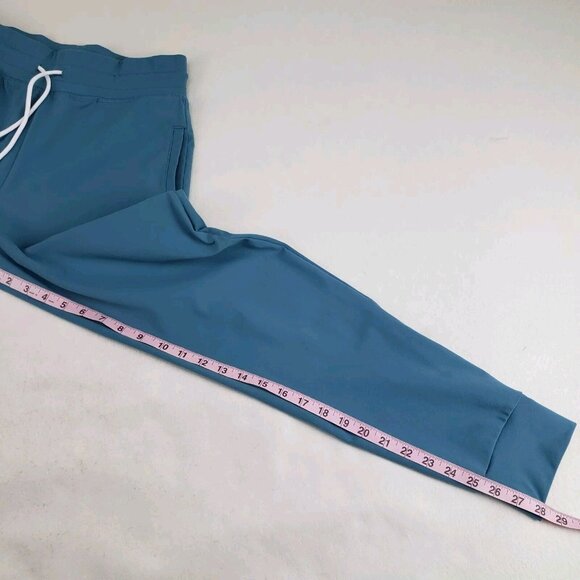 NVGTN Jogger Pant Womens XL Blue Active Nylon Pull On Drawstring Pocket Hi Waist - Picture 7 of 9